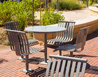 CityView Independent Seating with custom plaque