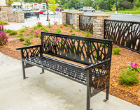 TallGrass bench and fence panels