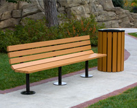 Avondale Park Benches AV1-1020-RP