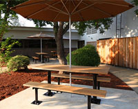 Canvas Umbrella - Avondal Picnic Tables