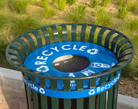 CityView Recycling Container with Custom Decals