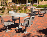 CityView Independent Seating with custom plaque