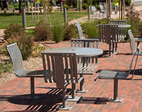 CityView Independent Seating with custom plaque