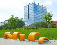 Golden Rod Art Installation/Seating