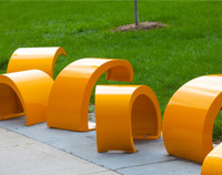 Golden Rod Art Installation/Seating