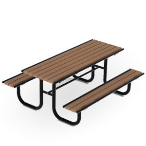 New York Picnic Tables w/ Steel Tubing