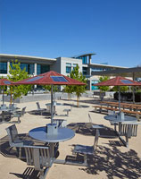 Mission College Solar Powered Umbrellas