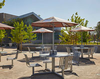 Mission College Solar Powered Umbrellas