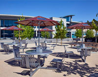 Mission College Solar Powered Umbrellas