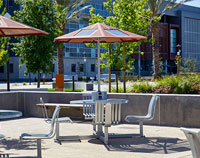 Mission College Solar Powered Umbrellas