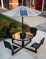 Solar Panel Charge Station