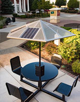 Solar Panel Charge Station