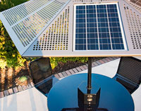 Solar Panel Charge Station