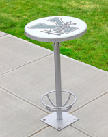 Stadium Tables with Custom Decals