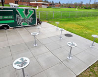 Stadium Tables with Custom Decals