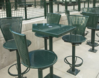 Stadium Tables and Chairs