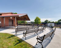 Custom Radius Arlington Benches